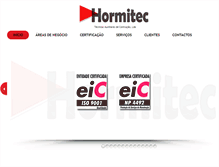 Tablet Screenshot of hormitec.com